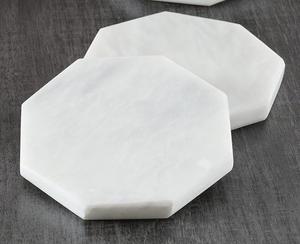 Suministro directo de fábrica, posavasos de mármol octogonal hechos a mano, alfombrillas de piedra decorativas de mesa geométricas para mesa de cocina - Product Image 5