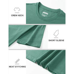 Vente en gros T-shirt surdimensionné personnalisé pour hommes T-shirt uni de haute qualité avec logo personnalisé pour hommes - Product Image 5