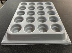 Plateaux d'emballage en plastique blanc de qualité alimentaire durables et élégants, une solution de stockage durable et élégante - Product Image 4