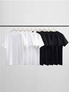 T-shirt pour homme à manches longues, 100% coton, 220g, anti-rétrécissement, anti-plis, coupe-vent, avec logo personnalisé brodé ou imprimé, conception tricotée OEM - Product Image 3