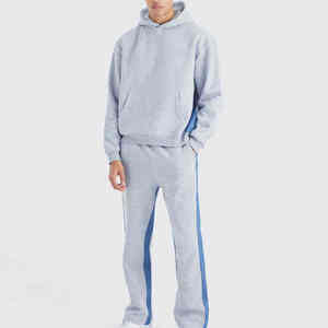 Conjunto Deportivo Informal con Logotipo Personalizado, Sudadera con Capucha y Pantalones Deportivos, Conjunto de Dos Piezas, la Mejor Calidad, 100% Algodón, 380 400gsm, Chándales para Hombre - Product Image 2