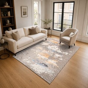 Alfombra Chenille LXDP-0843 de RUGS DEPOT, Multicolor, Neutral, Tradicional, Oriental, Impresa Digitalmente, Lavable a Máquina, Antideslizante, Venta al Por Mayor - Product Image 2