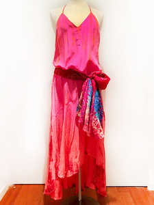 เดรสแม็กซี่ยาวแบบลำลองของผู้หญิง2025เดรสแมกซี่แขนกุดลายดอกไม้สไตล์โบฮีเมียนมัดย้อมลายดอกไม้สำหรับวันหยุดฤดูร้อน - Product Image 2