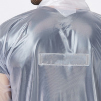 Nouveau design Manteau de pluie imperméable en plastique PE imperméable jetable pour adulte respirant et personnalisé Veste de pluie extérieure