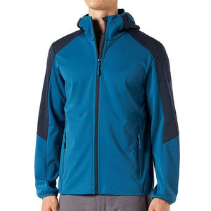 Chaqueta Softshell para Hombre de Primera Calidad con Cuello Alto, Tela de Lona, Diseño de Logotipo Personalizado, Colores Personalizados, Secado Rápido y Transpirable, Servicio OEM - Product Image 1