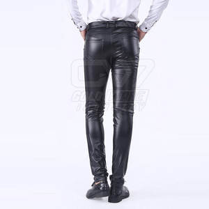Lightweight Casual Leather <b>Pants</b> For <b>Men</b> <b>Running</b> <b>Men</b> Leather <b>Pants</b> Streetwear Leather <b>Pants</b> - Product Image 3