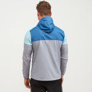Gran oferta al por mayor Terzo Sports Men's Casual Pullover Hoodie Custom Color Block Plus Size Windbreaker para uso al aire libre - Product Image 4