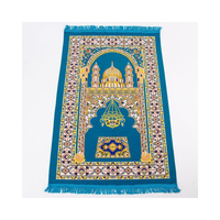 Best Selling Handmade Cotton Islamic Modern Prayer Mat Gift Set Travel Pocket Sejadah Runner Rugs Plain at Best Price