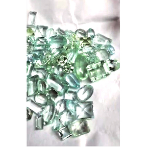 พลอยอความารีนธรรมชาติ72ชิ้นขนาด8มม.-18มม. เจียระไนสี่เหลี่ยมมุมฉาก192 CTS สีฟ้าเรา $198 iroc - Product Image 4