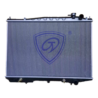 Radiateurs de refroidissement d'air neufs OEM JD 28287 pour Nissan DATSUN TRUCK 1997-1999 avec réservoirs en plastique 214603S100