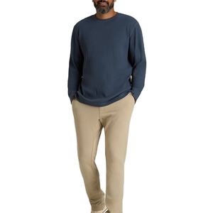 Camiseta estampada de manga larga de algodón 2025 holgada para hombre 100% mangas completas lisas con diseño único - Product Image 5