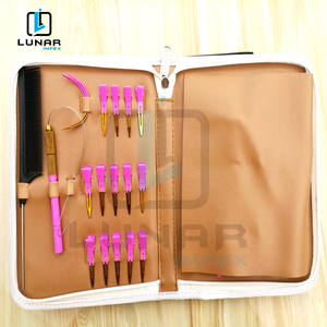Kit d'outils de salon de soins capillaires en couleur Plasm or rose vif meilleur kit pour l'installation d'extension de cheveux avec étiquetage de marque avec logo personnalisé - Product Image 3