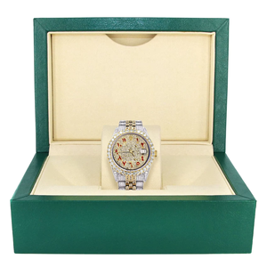 Diamond Moissanite <b>Watch</b> with Hip Hop Style <b>Rubber</b> Band Men Women-Indian Manufacturer From Indian Supplier - Product Image 1