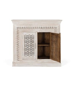 Aparador de madera tallado indio hecho a mano de último diseño para dormitorio, sala de estar, muebles extensibles para el hogar, escuela - Product Image 2