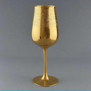 DivinitySip Cáliz Sagrado Latón Antiguo Comunión Copa de Vino Hecha A Mano Copa Vintage para Iglesia y Ceremonias Espirituales - Product Image 2