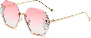 Lunettes de soleil de luxe Hip Hop avec diamants, style unisexe, monture PC noire et jaune, lunettes de créateur, qualité export en gros depuis l'Inde, Fashion - Product Image 4