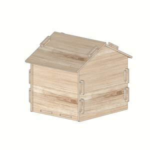 Abri pour animaux de compagnie de style meuble AC17 avec toit décoratif à entrée fixe pour petits animaux de compagnie, conception d'usine OEM Vietnam - Product Image 6