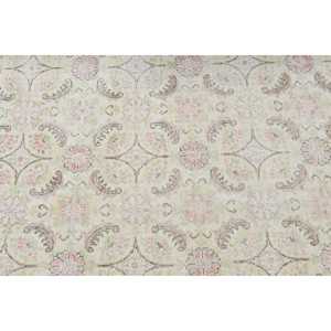 Tapis vintage rose Ikat de 3,7 x 6,8 pieds, tapis d'appoint vintage - Product Image 5