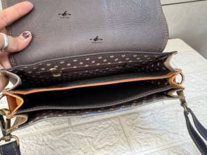 กระเป๋าเดินทางสะพายไหล่หนังแท้สำหรับผู้ชาย, กระเป๋าหนังแท้แฟชั่นดีไซน์เนอร์กระเป๋าพาดลำตัวขนาดเล็ก - Product Image 6