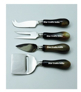 Juego de Cucharas para Servir de Cuerno, Material Ecológico, Más Vendido, Utensilios de Cocina para el Hogar, Fabricante de la India, Estilo Vintage - Product Image 4