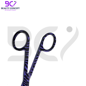 กรรไกรตัดผ้าพันแผลสำหรับผ่าตัดใหม่ล่าสุดทำจากสแตนเลสสีดำและสีม่วง - Product Image 5
