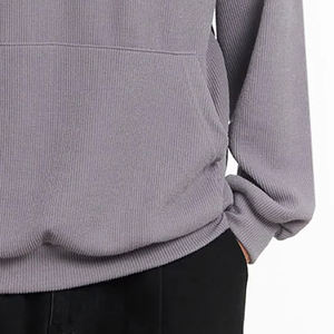 Solid Color Men <b>Hoodie</b> Casual Wear Wholesale Rate For Bulk Buyers / <b>Trendy</b> Streetwear Design With Customized Logo Design Cheap - Product Image 4