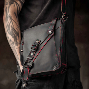 Sacs à bandoulière classiques mode voyage Fanny taille ceinture Pack sacs de jambe Streetwear voyage sac en cuir - Product Image 1