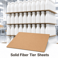 Feuille de papier kraft solide de 1 à 3 mm d'épaisseur pour l'empilage de bouteilles en verre et la protection des marchandises, couche de protection solide pour les charges sur palettes