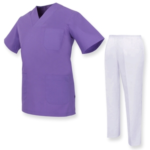 High Quality 4 Way Stretch Spandex <b>Scrubs</b> for Women Men V Neck Nurse Hospital Uniform Soft Medical <b>Sets</b> Moisture-Wicking Fabric - Product Image 2