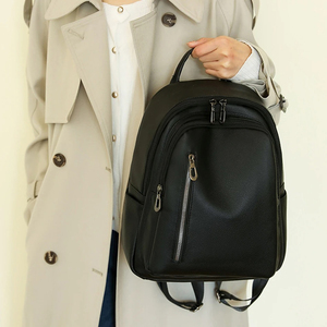 Hot <b>Sale</b> Quality Price Women Leather Backpack <b>Bag</b> Custom Logo Genuine Leather Made Girls Backpack Leather <b>Bag</b> - Product Image 2