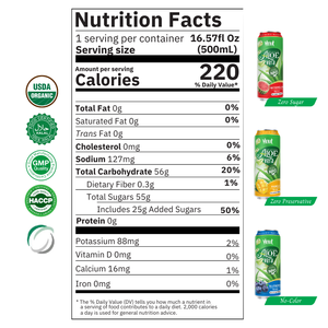 Boisson populaire à l'aloe vera et au jus de pomme de marque privée de 3360ml avec livraison rapide et échantillonnage gratuit - Product Image 2