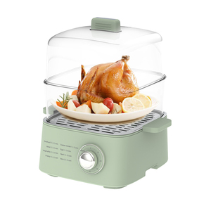 Cuisinière à <span class=keywords><strong>vapeur</strong></span> électrique multifonctionnelle 1000W, nouvelle, à <span class=keywords><strong>vapeur</strong></span> rapide, avec couvercle visible - Product Image 6