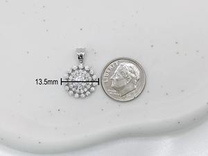 Special Offer VVS Moissanite Diamond Halo Pendant Necklace With 14k Gold Fine Jewelry Minimalist Fashion For Women Fashion - Product Image 6