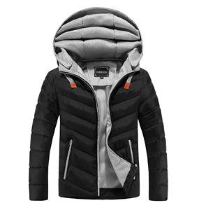 Custom New Design Winter Puffer <b>Jacket</b> for Men Stand <b>Collar</b> Casual Outwear High Quality Coats Padded Men Puffer <b>Jacket</b> - Product Image 4