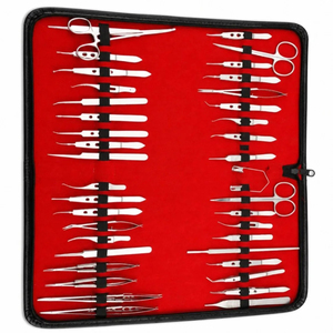 Juego de 40 Instrumentos de Cirugía Ocular de Acero Inoxidable, Kit de Herramientas de Oftalmología, Instrumentos Manuales para Operaciones Quirúrgicas, Instrumentos con Certificación CE - Product Image 2
