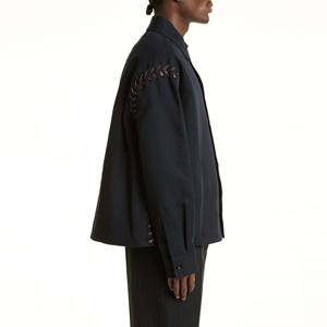 Chaqueta de mezclilla de algodón OEM personalizada de fabricante de fábrica, chaqueta de mezclilla, chaqueta de verano, abrigo para hombre - Product Image 4