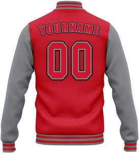แจ็กเก็ตทีมที่มีคุณภาพสูงออกแบบได้ตามต้องการพร้อมชื่อหมายเลขและโลโก้ทีม - Product Image 4