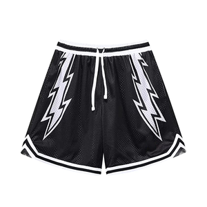 Pantalones cortos de baloncesto sublimados para adultos Cordón Diseño personalizado Ropa deportiva Pantalones cortos de entrenamiento de baloncesto - Product Image 5