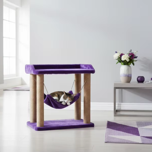 Amistar ลาเวนเดอร์ฝันคุณภาพสูงพร้อมเปลญวนแมวเกาสำหรับแมวทุกขนาด - Product Image 2