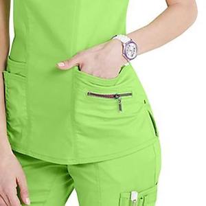 Gran oferta de uniformes médicos OEM para mujer, cómodos conjuntos de uniformes de enfermera de lona para uso hospitalario - Product Image 2
