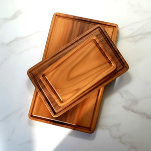 Tabla de Cortar de Madera Maciza Natural, Tabla de Cortar de Cocina de Primera Calidad para Carne, Verduras y Frutas a los Precios Más Bajos - Product Image 2