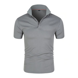 Polos para hombre elegantes para hombre, camiseta de color sólido, ropa informal inteligente, tela elástica, ligera, transpirable para hombre - Product Image 3