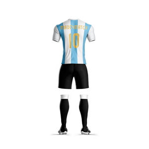 Maillot de football rétro de haute qualité de l'équipe nationale d'Argentine de Made4Match Factory, nom personnalisé, 100% polyester, impression par sublimation, pour hommes - Product Image 4