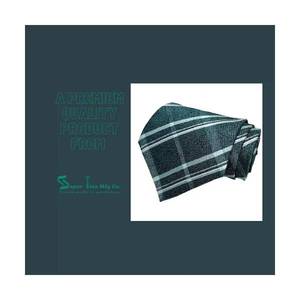 Conjunto Completo de Corbatas para Hombre |   Corbata de microseda azul verdoso |   A cuadros multicolor |   Accesorios de Moda Formales |   Exportación de India - Product Image 2