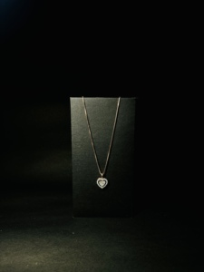 Colgante de diamante natural de oro rosa de 14K de lujo al por mayor proveedor en línea SI3 I1 claridad H I corte brillante redondo certificado GGL - Product Image 2