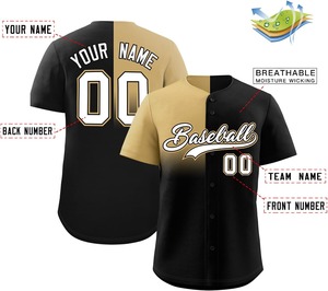 Camiseta de béisbol directa OEM para equipos de jóvenes/adultos, ropa deportiva de malla transpirable ecológica de secado rápido, diseño de sublimación personalizado - Product Image 6