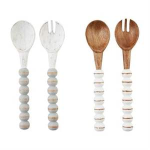 Ensemble de couverts royal en bois naturel avec un design élégant Ensemble de couverts parfait pour ustensiles de cuisine, maison, hôtel et accessoires de vaisselle - Product Image 4