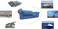 Générateur diesel de secours automatique haute efficacité, équipement de production d'énergie industrielle pour installations commerciales