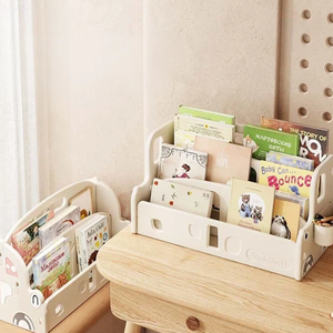 Rak Buku Anak Organizer Penyimpanan Mainan HDPE Rak Buku Multi Layer Rak Penyimpanan Anak Rak Penyimpanan Mainan - Product Image 2
