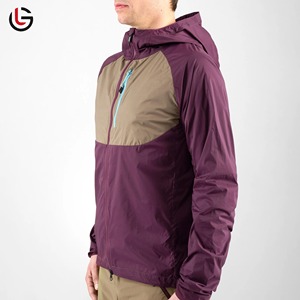 Veste coupe-vent pour homme de qualité supérieure, imperméable, col montant, capuche, caractéristiques réglables, logo frontal, vente en gros, hiver - Product Image 6